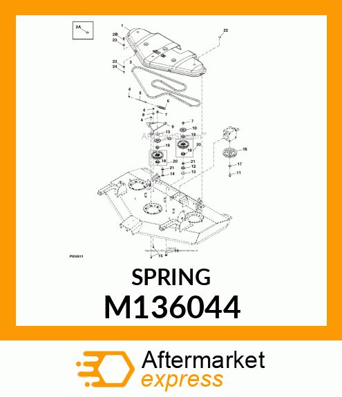 SPRING, IDLER M136044