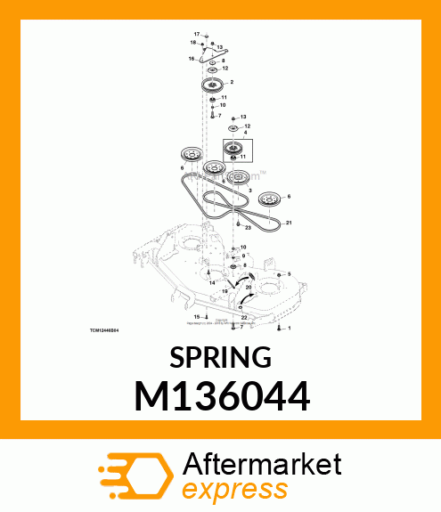 SPRING, IDLER M136044