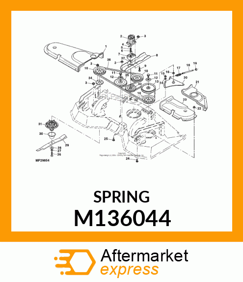 SPRING, IDLER M136044