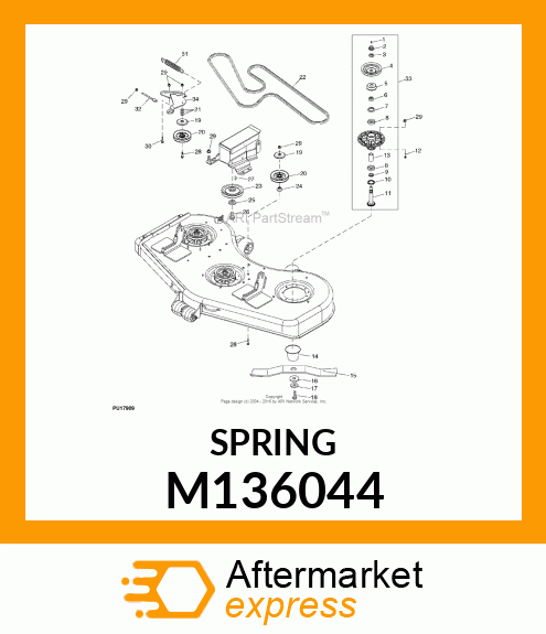 SPRING, IDLER M136044