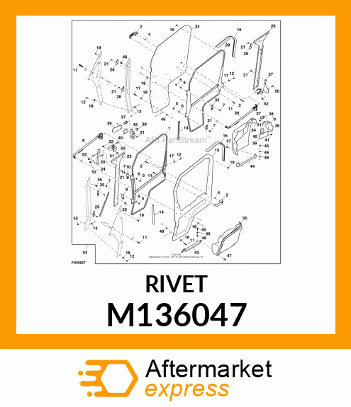 RIVET, POP MULTI M136047