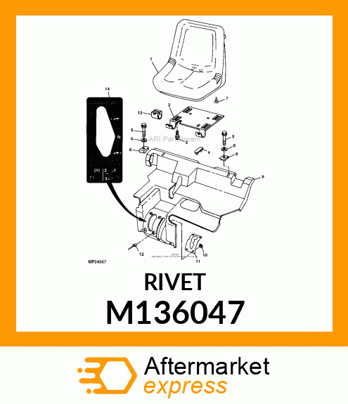 RIVET, POP MULTI M136047