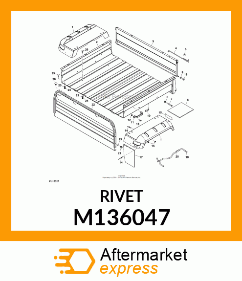 RIVET, POP MULTI M136047