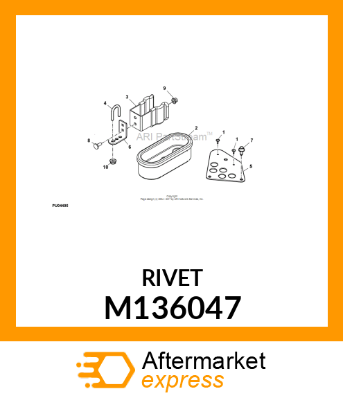 RIVET, POP MULTI M136047