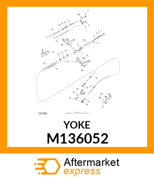 YOKE, CLEVIS, REMOTE SCV M136052