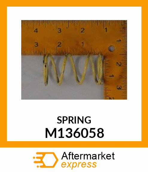 SPRING,COMPRESSION(YELLOW) M136058
