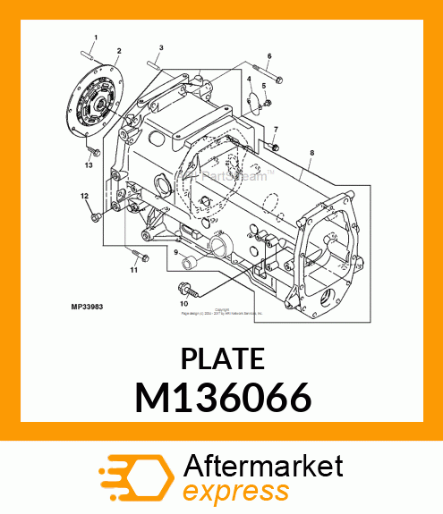 COVER, HST TEST PORT M136066