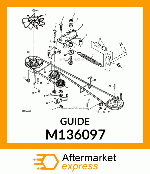 Guide - GUIDE, BELT (SABRE) M136097