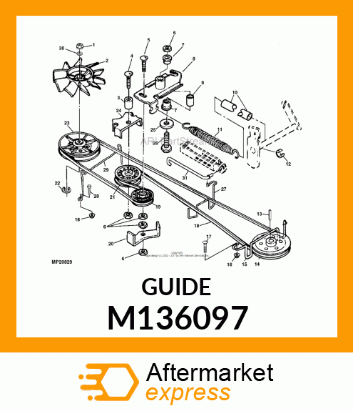 Guide - GUIDE, BELT (SABRE) M136097