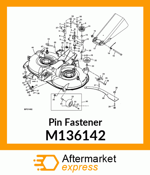 Pin Fastener M136142