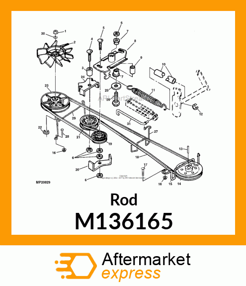 Rod M136165