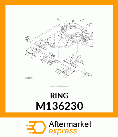 5PK Washer M136230