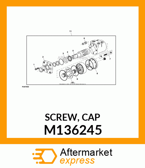 SCREW, CAP M136245