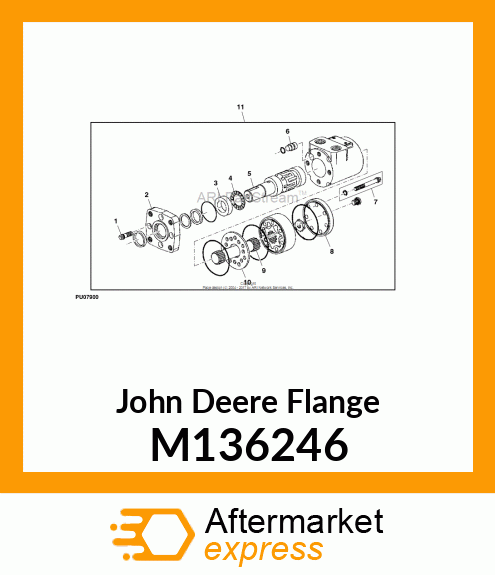 FLANGE, MOUNTING M136246
