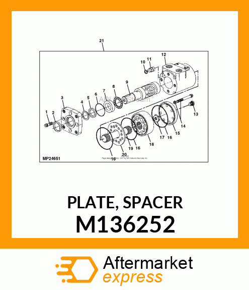 PLATE, SPACER M136252