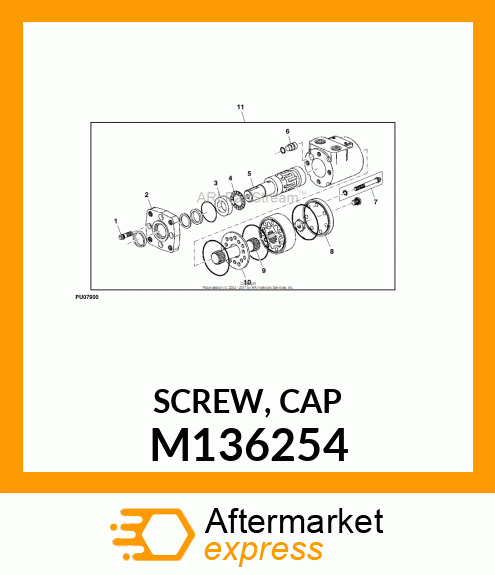 SCREW, CAP M136254
