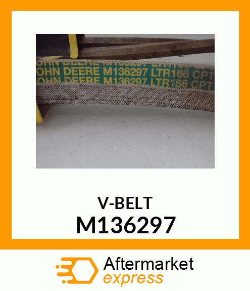 V-Belt - BELT, DRIVE (42RD MOWER) # M136297