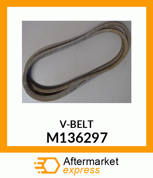 V-Belt - BELT, DRIVE (42RD MOWER) # M136297