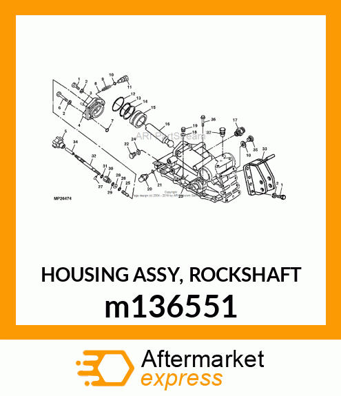 HOUSING ASSY, ROCKSHAFT m136551
