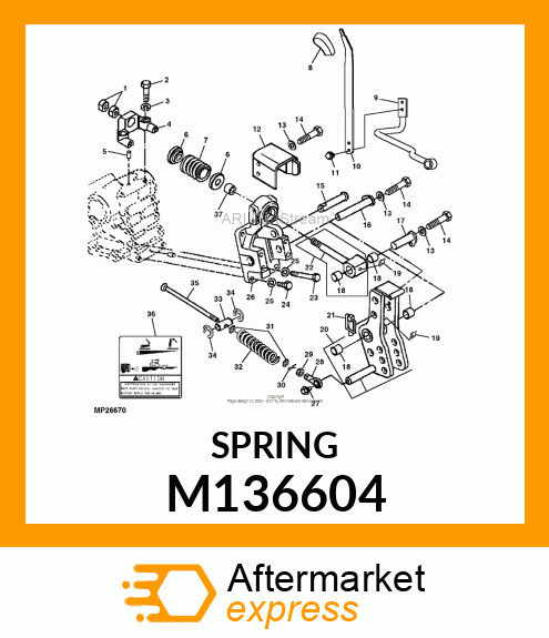 SPRING M136604