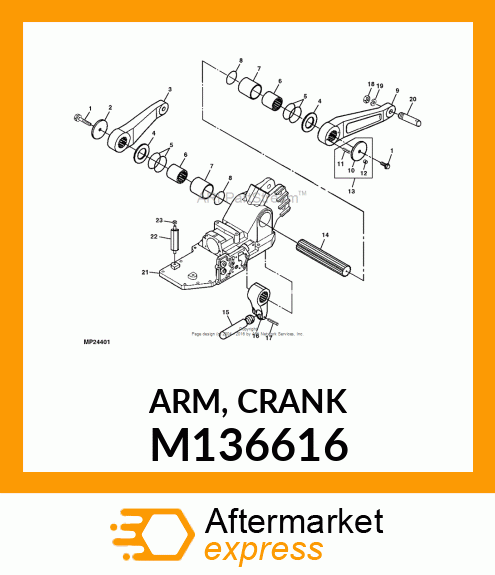 ARM, CRANK M136616