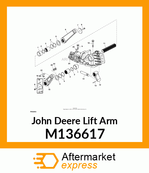 ARM, RH LIFT M136617