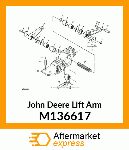 ARM, RH LIFT M136617