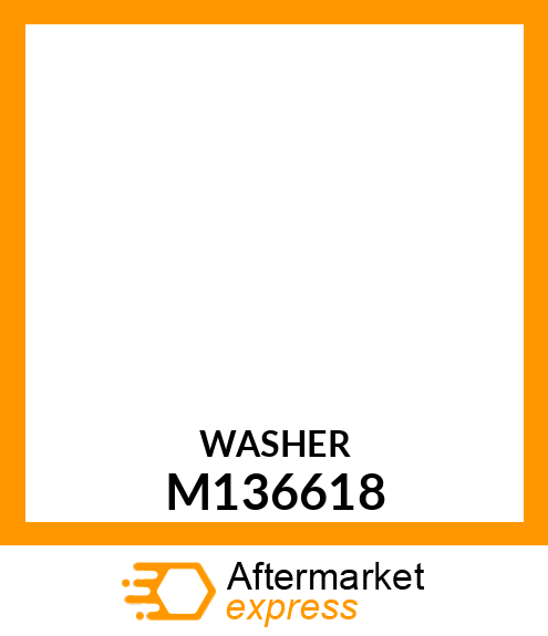 WASHER, RH RETAINING M136618