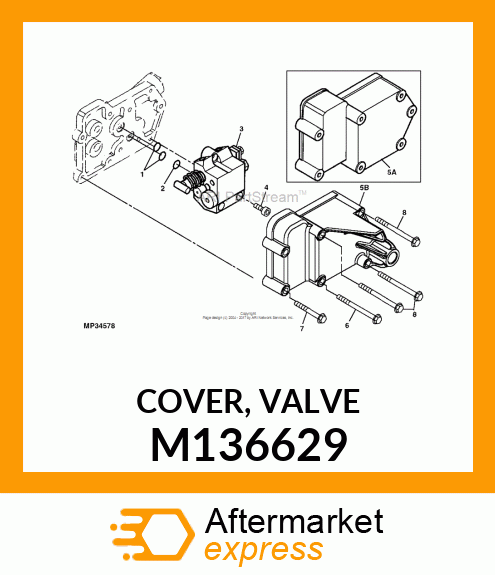 COVER, VALVE M136629