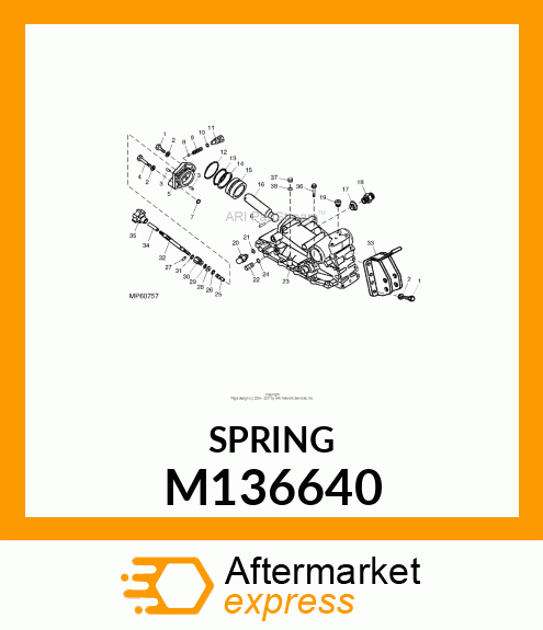 SPRING M136640