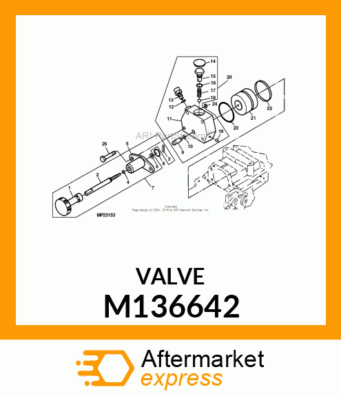 VALVE, DROP RATE M136642