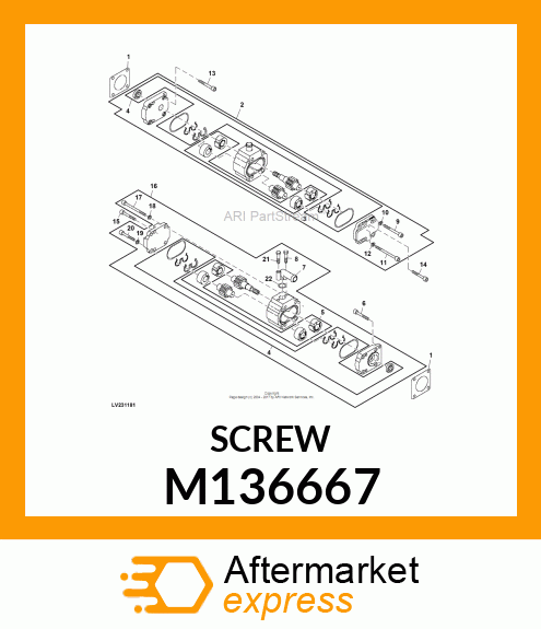 SCREW M136667