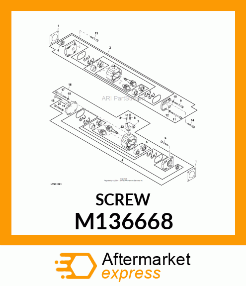 SCREW M136668