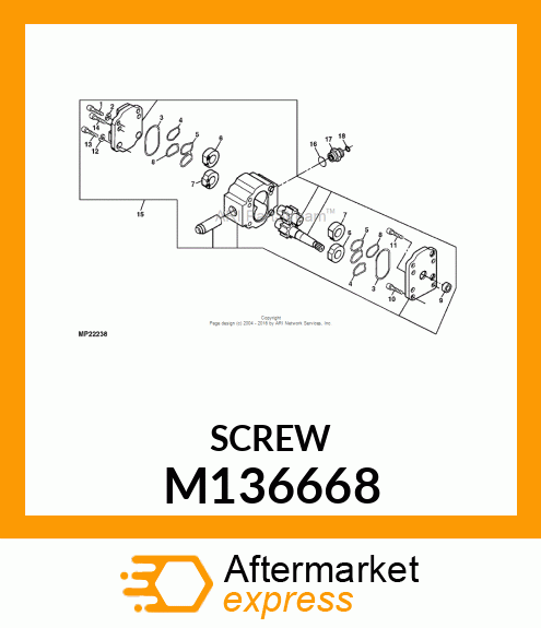 SCREW M136668