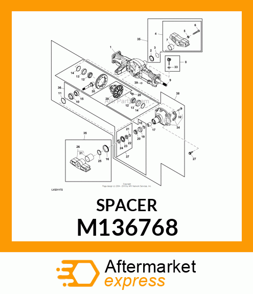 SPACER M136768