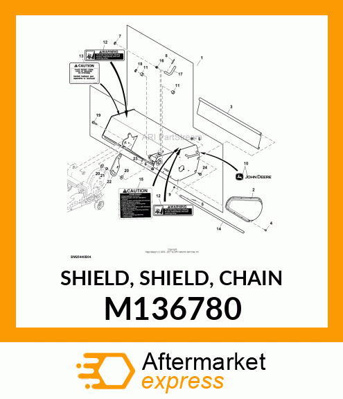 SHIELD, SHIELD, CHAIN M136780