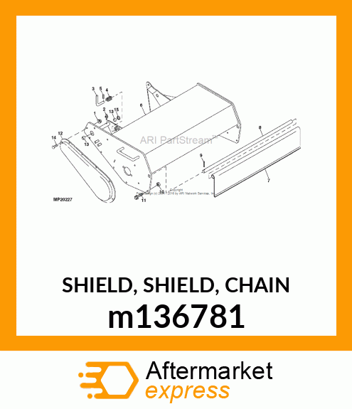 SHIELD, SHIELD, CHAIN m136781