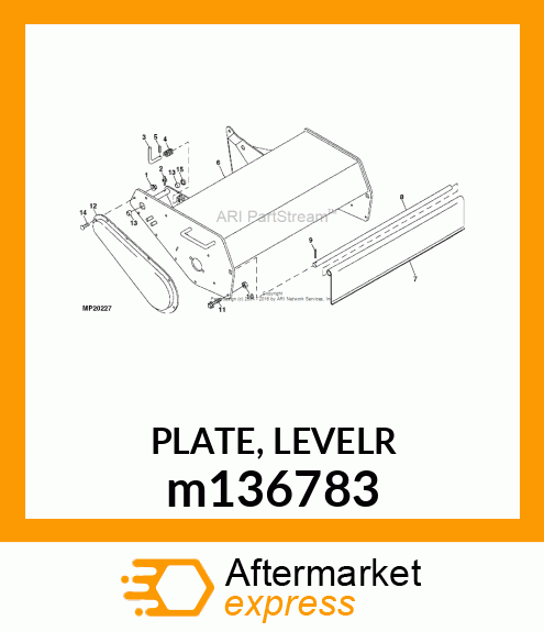 PLATE, LEVELR m136783