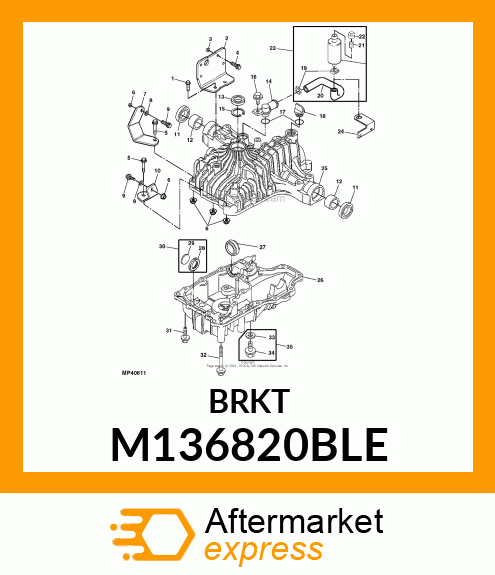 Bracket M136820BLE