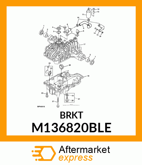 Bracket M136820BLE