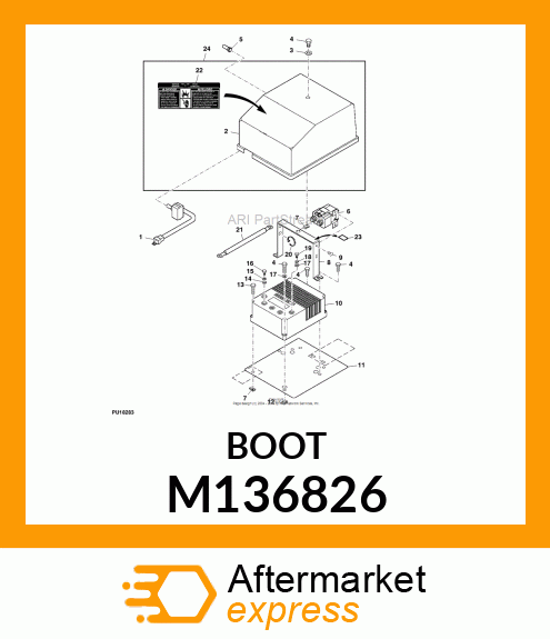 BOOT, TOGGLE SWITCH M136826