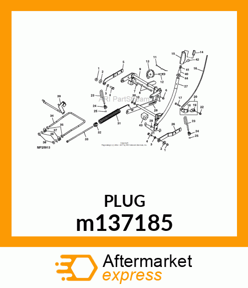 EXTENSION SPRING, SPRING, LIFT ASSI m137185