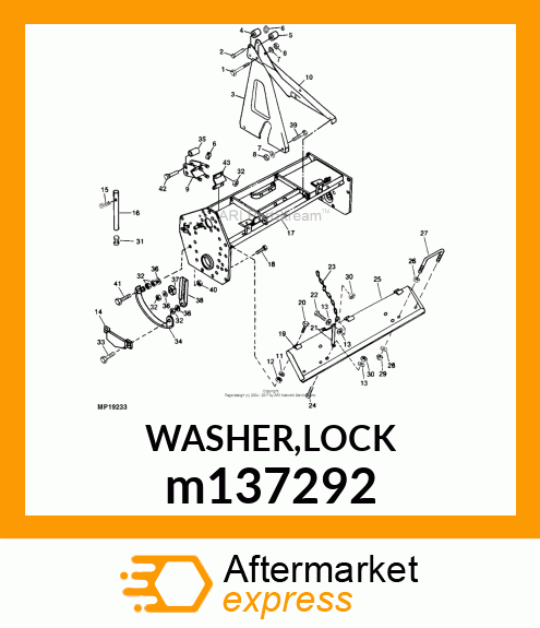 WASHER,LOCK m137292