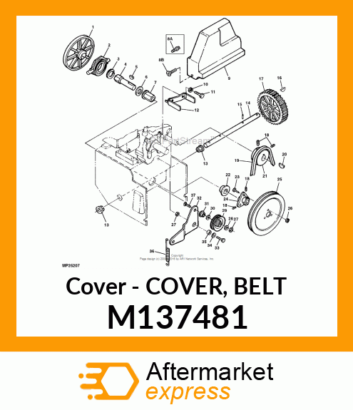 Cover - COVER, BELT M137481