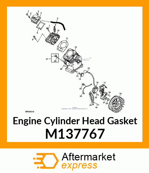 Engine Cylinder Head Gasket M137767