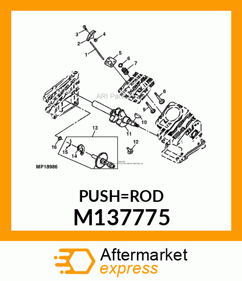 Push Rod M137775