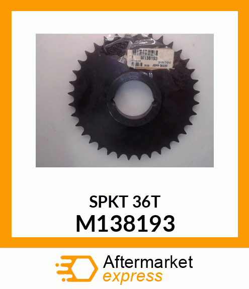 SPROCKET, 50B36 TAPER M138193