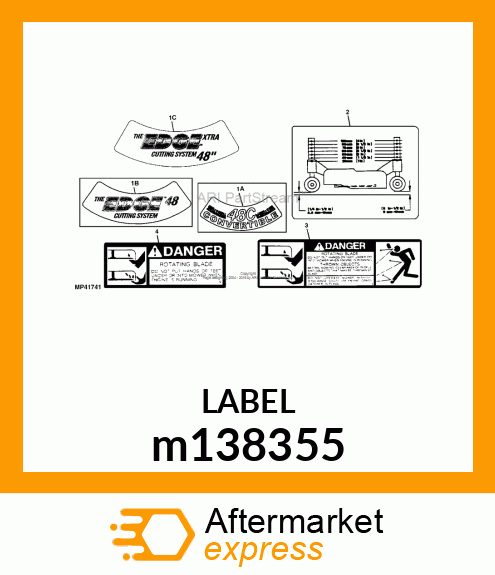 LABEL, 48 EDGE EXTRA m138355