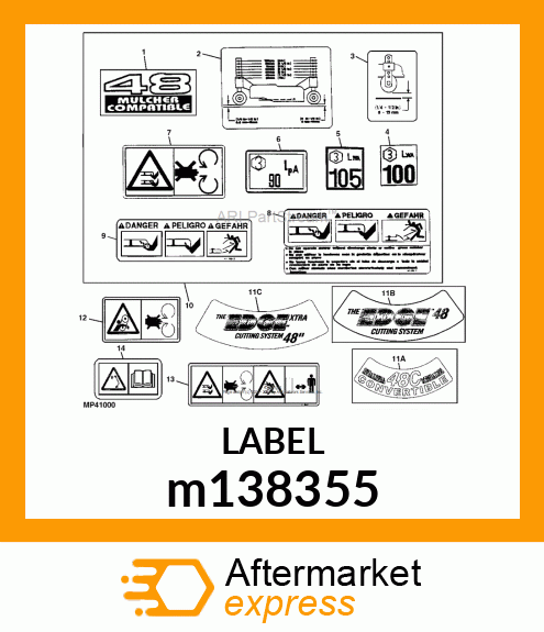 LABEL, 48 EDGE EXTRA m138355