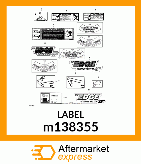 LABEL, 48 EDGE EXTRA m138355